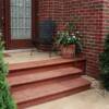 Brick Red Steps