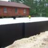 ICF foundation poured and waterproofed.Cabin to be rolled on